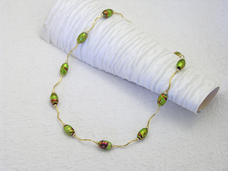 Lime Twist Necklace
